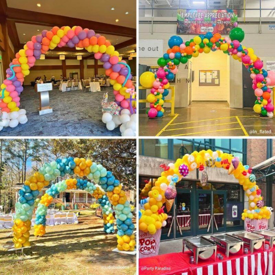 10x8 ft aluminum balloon arch frame wedding arch stand