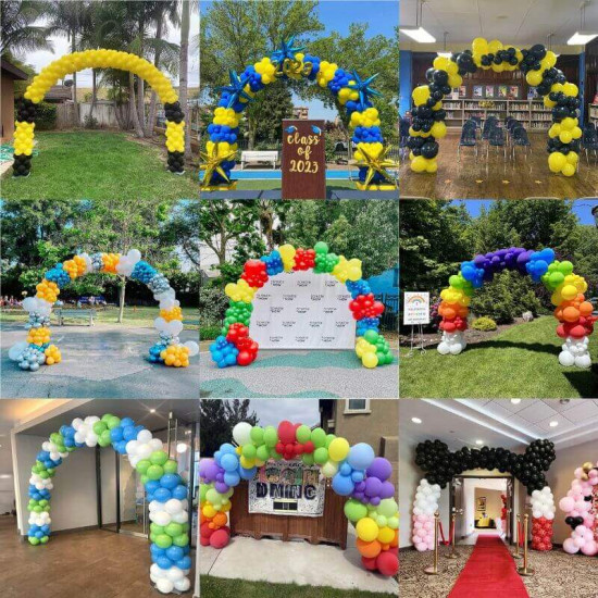 10x8 ft aluminum balloon arch frame wedding arch stand