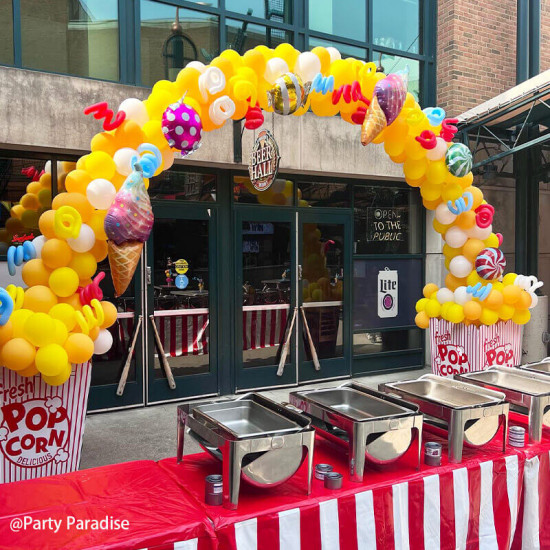 10x8 ft aluminum balloon arch frame wedding arch stand