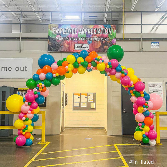 10x8 ft aluminum balloon arch frame wedding arch stand