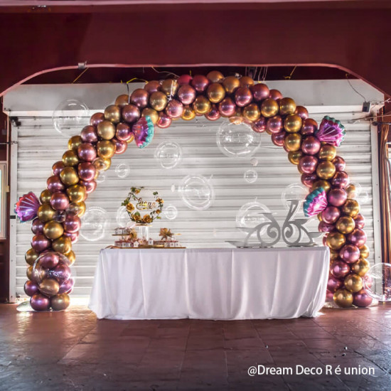 10x8 ft aluminum balloon arch frame wedding arch stand