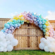 10x8 ft aluminum balloon arch frame wedding arch stand