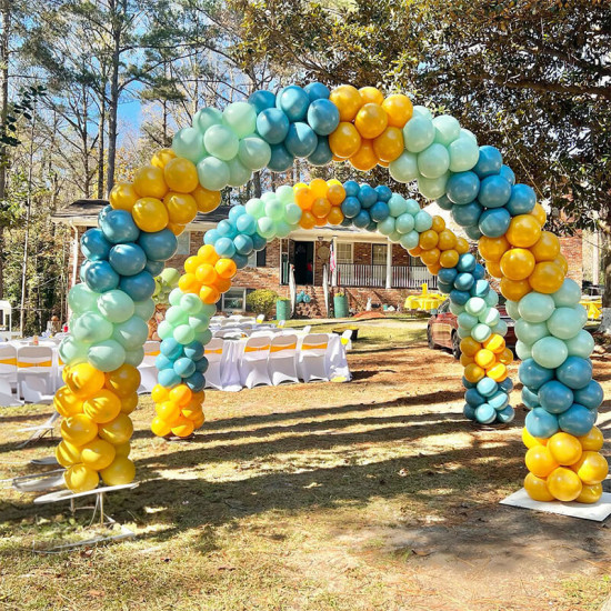 10x8 ft aluminum balloon arch frame wedding arch stand