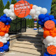 10x8 ft aluminum balloon arch frame wedding arch stand