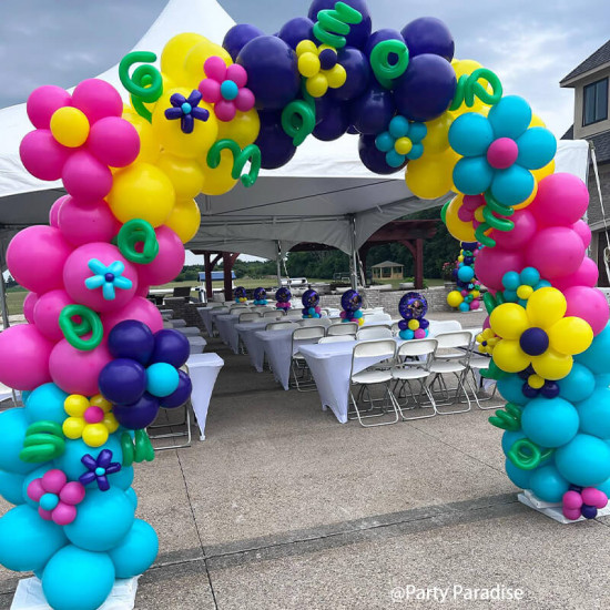 10x8 ft aluminum balloon arch frame wedding arch stand