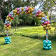 10x8 ft aluminum balloon arch frame wedding arch stand