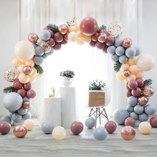 10x8 ft aluminum balloon arch frame wedding arch stand