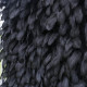 5d noble black feather fabric rolling up curtain flower wall cloth artificial plant wall wedding backdrop