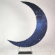 6.5ft portable crescent moon shape stand for baby showers & birthday & wedding events