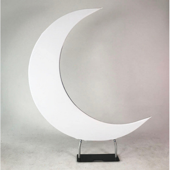 6.5ft portable crescent moon shape stand for baby showers & birthday & wedding events