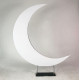 6.5ft portable crescent moon shape stand for baby showers & birthday & wedding events