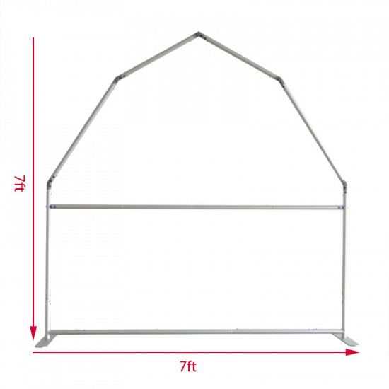 7x7ft barn backdrop stand | birthday party decoration prop