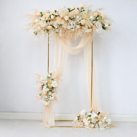 party & wedding flowers, beige artificial wedding flowers, diy wedding flowers, wedding faux flowers