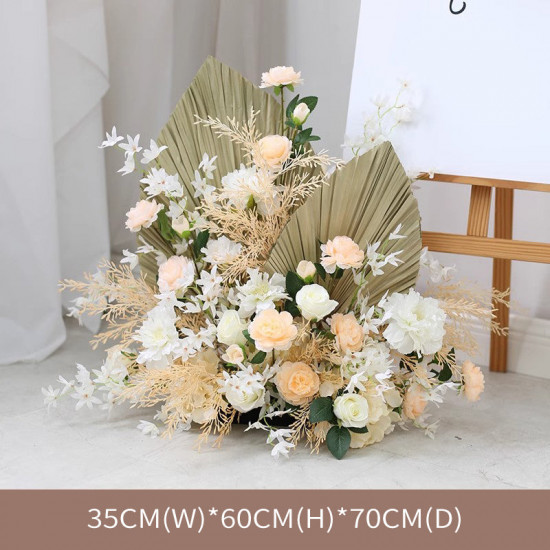 party & wedding flowers, beige artificial wedding flowers, diy wedding flowers, wedding faux flowers