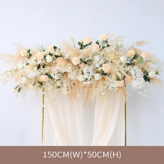 party & wedding flowers, beige artificial wedding flowers, diy wedding flowers, wedding faux flowers