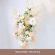 party & wedding flowers, beige artificial wedding flowers, diy wedding flowers, wedding faux flowers