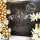 black shimmer wall panels – easy setup wedding/event/theme party decorations