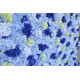 mixed color hydrangea light blue rose artificial flower wall backdrop