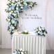 party & wedding flowers, blue artificial wedding flowers, diy wedding flowers, wedding faux flowers