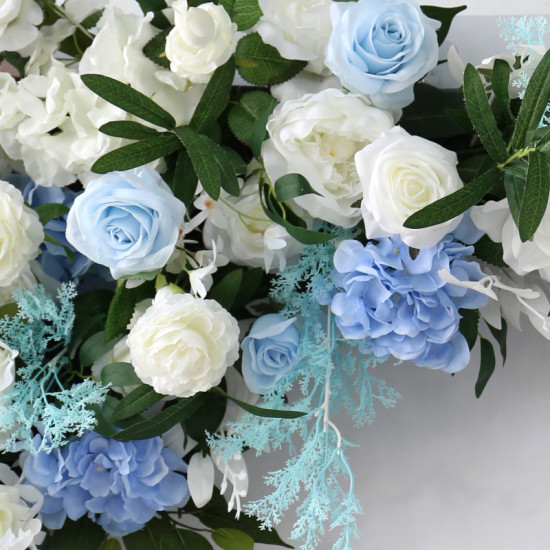 party & wedding flowers, blue artificial wedding flowers, diy wedding flowers, wedding faux flowers