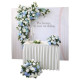 party & wedding flowers, blue artificial wedding flowers, diy wedding flowers, wedding faux flowers