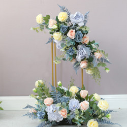 party & shop flowers decoration, blue artificial wedding flowers, diy wedding flowers, wedding faux flowers