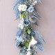 party & shop flowers decoration, blue artificial wedding flowers, diy wedding flowers, wedding faux flowers