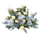 party & shop flowers decoration, blue artificial wedding flowers, diy wedding flowers, wedding faux flowers