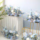 grey blue wedding style, blue artificial wedding flowers, diy wedding flowers, wedding faux flowers