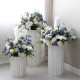 blue flowers ball, wedding flowers, blue artificial wedding flowers, diy wedding flowers, wedding faux flowers