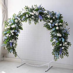 party & wedding decoration flowers, blue artificial wedding flowers, diy wedding flowers, wedding faux flowers