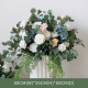 forest flowers ball, blue artificial wedding flowers, diy wedding flowers, wedding faux flowers