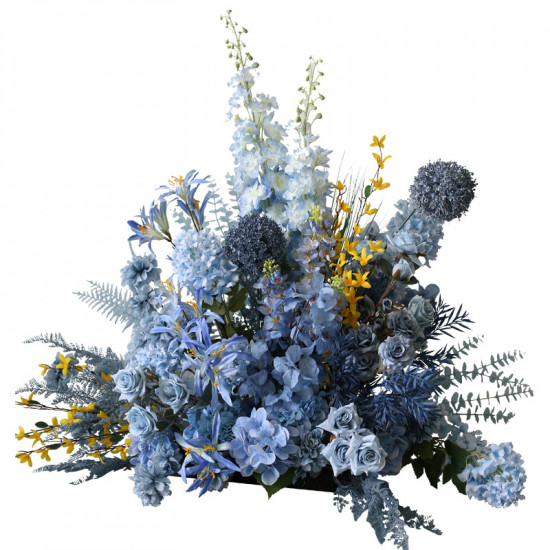 blue wedding style, blue artificial wedding flowers, diy wedding flowers, wedding faux flowers