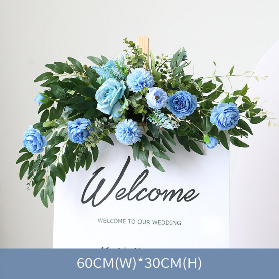 blue wedding flowers, blue artificial wedding flowers, diy wedding flowers, wedding faux flowers