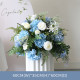 blue wedding flowers, blue artificial wedding flowers, diy wedding flowers, wedding faux flowers