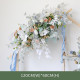 light blue wedding flowers, blue artificial wedding flowers, diy wedding flowers, wedding faux flowers