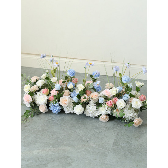 party & wedding flowers, blue artificial wedding flowers, diy wedding flowers, wedding faux flowers