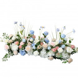 party & wedding flowers, blue artificial wedding flowers, diy wedding flowers, wedding faux flowers