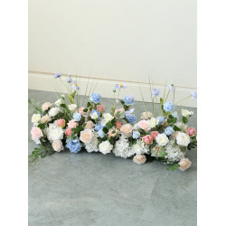 party & wedding flowers, blue artificial wedding flowers, diy wedding flowers, wedding faux flowers