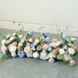 party & wedding flowers, blue artificial wedding flowers, diy wedding flowers, wedding faux flowers