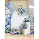 blue wedding style, blue artificial wedding flowers, diy wedding flowers, party faux flowers