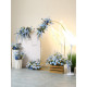 blue wedding style, blue artificial wedding flowers, diy wedding flowers, party faux flowers