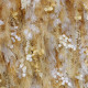 champagne misty artificial flower wall backdrop