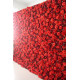 deep red and red roses cloth roll up flower wall fabric hanging curtain plant wall event party wedding backdrop