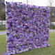 dreamy purple rose artificial flower wall backdrop