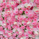 fairy pink white rose roll up cloth flower wall wedding backdrop