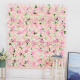 pink and champagne rose flowers wall, rose flowers backdrop