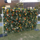 forest artificial flower wall backdrop