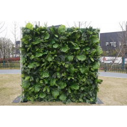 grass cloth roll up flower wall fabric hanging curtain plant wall event party wedding backdrop