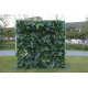 grass cloth roll up flower wall fabric hanging curtain plant wall event party wedding backdrop